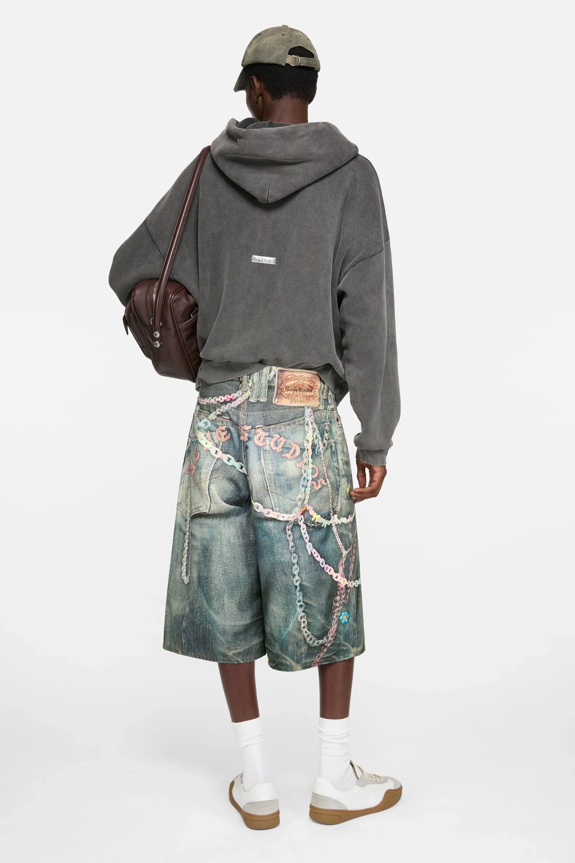 Acne Studios  Denim shorts loose fit - Mid blue