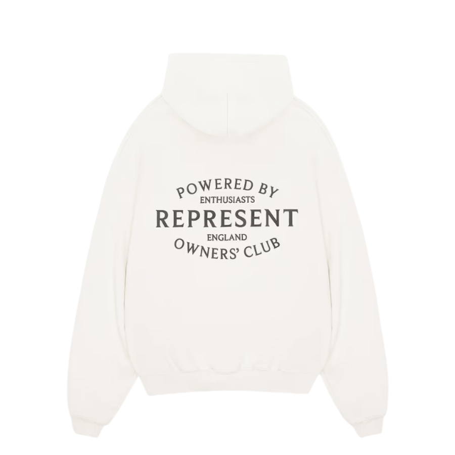 Represent Owners' Club Stamp Hoodie - "Flat White"