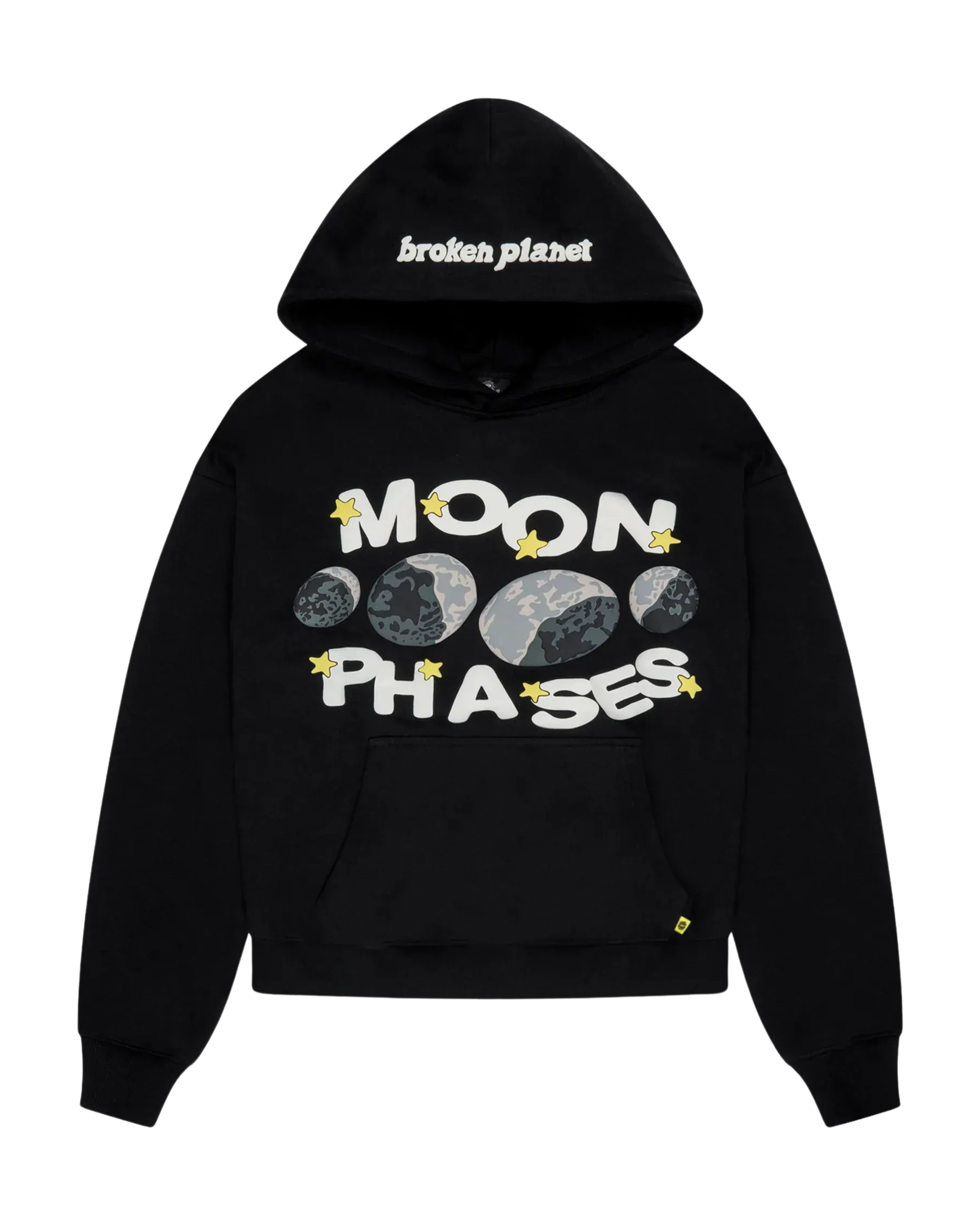 Broken Planet Moon Phases Hoodie - "Midnight Black"