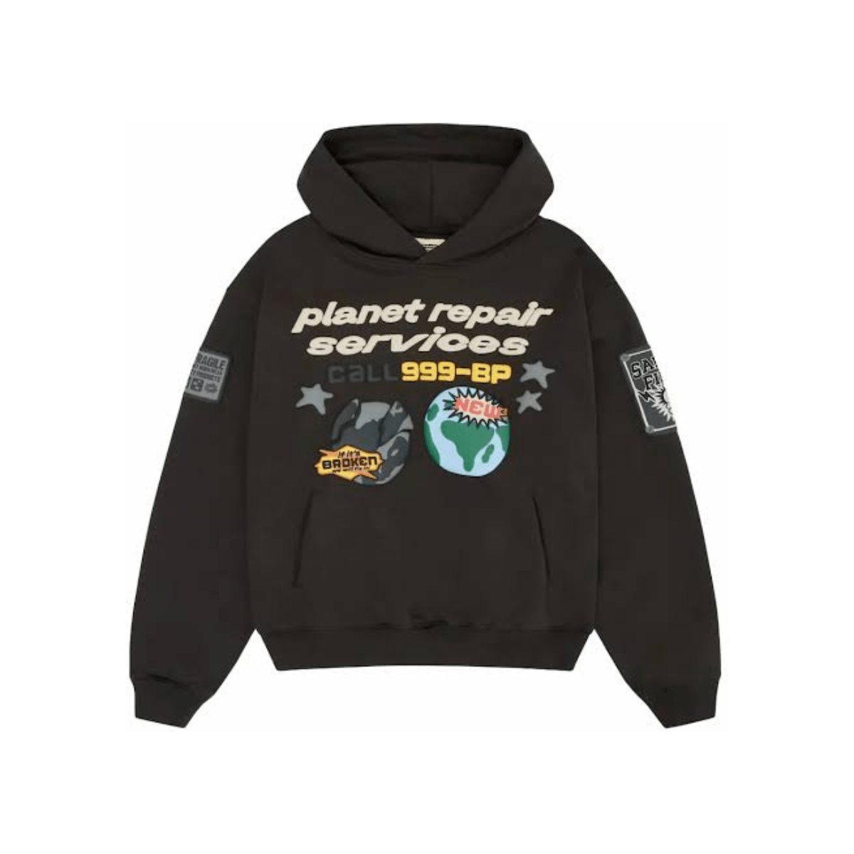 Broken Planet Repair Services Hoodie 'Soot Black'