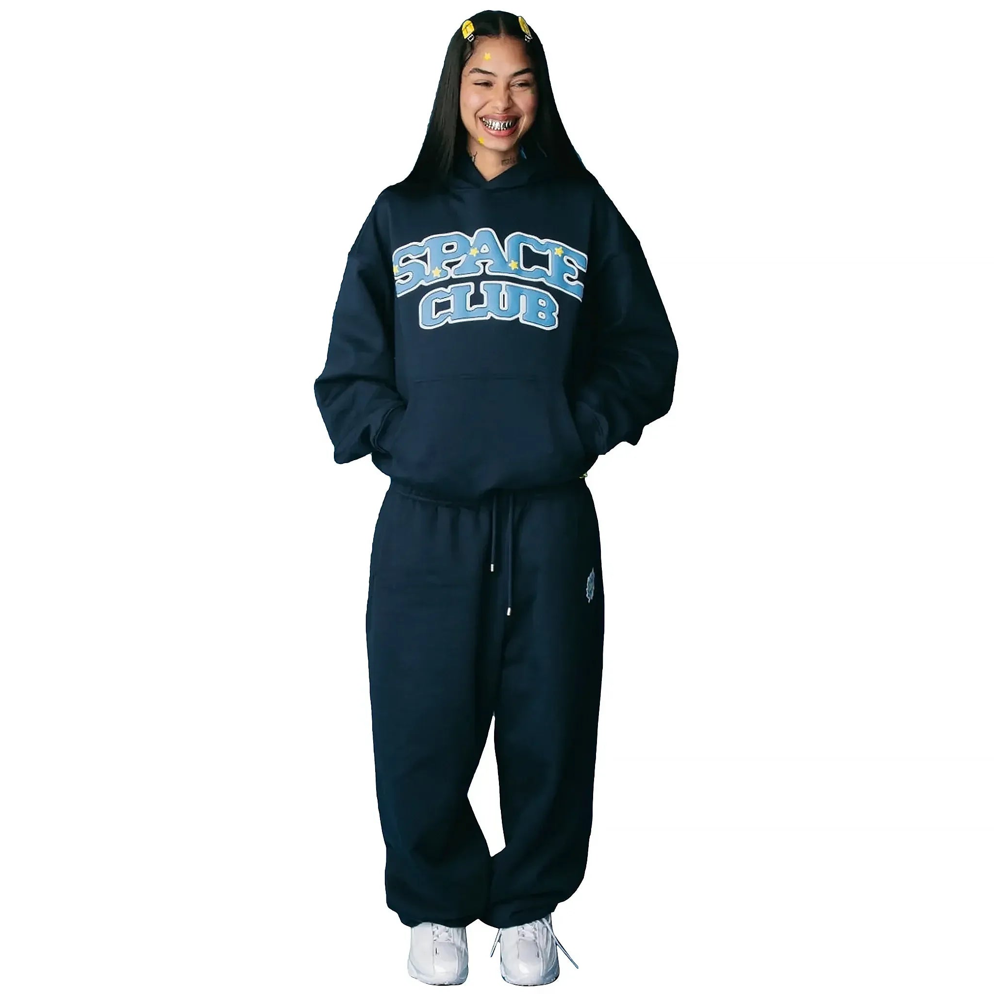 Broken Planet Space Club Outerspace Hoodie - "Blue"