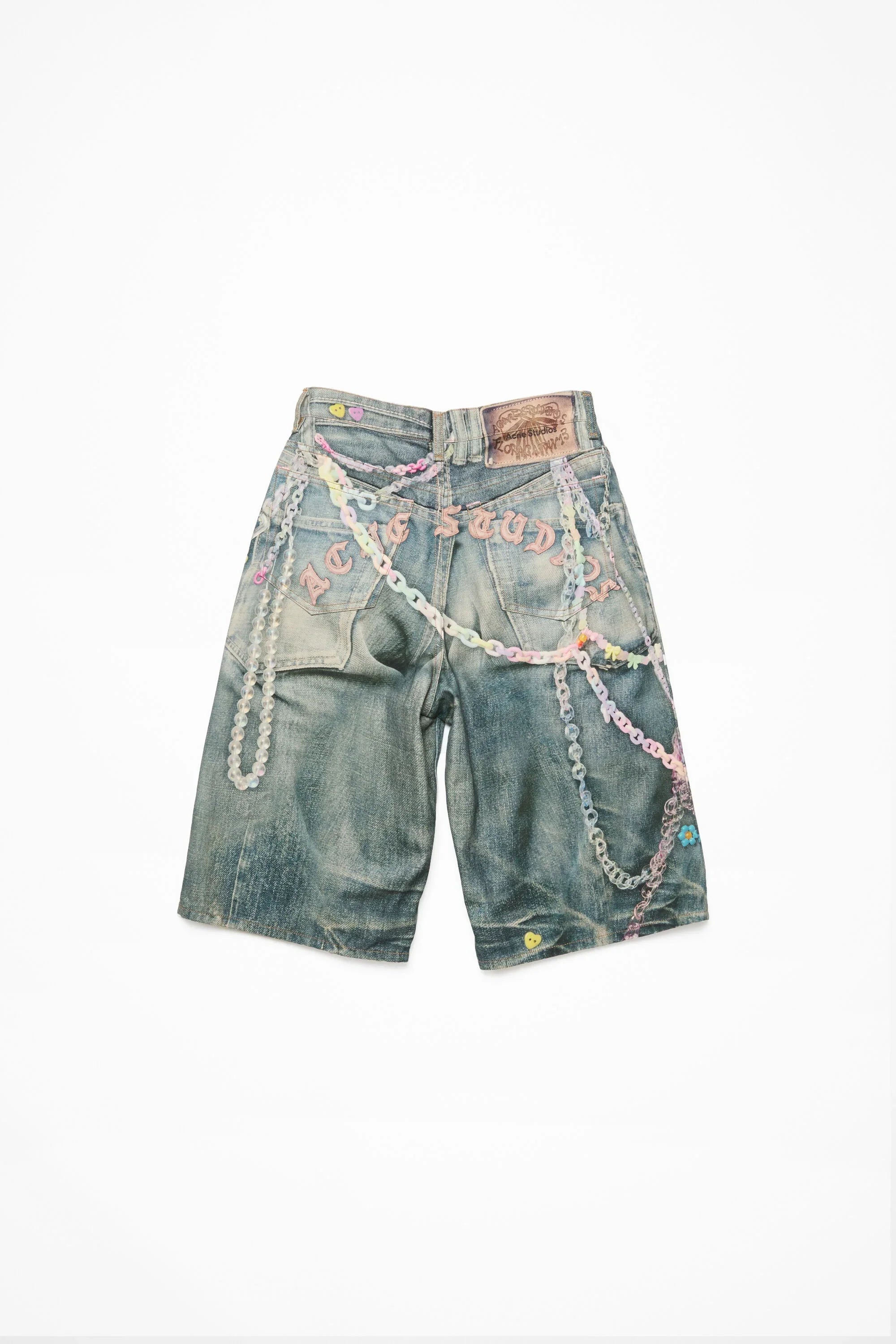 Acne Studios  Denim shorts loose fit - Mid blue